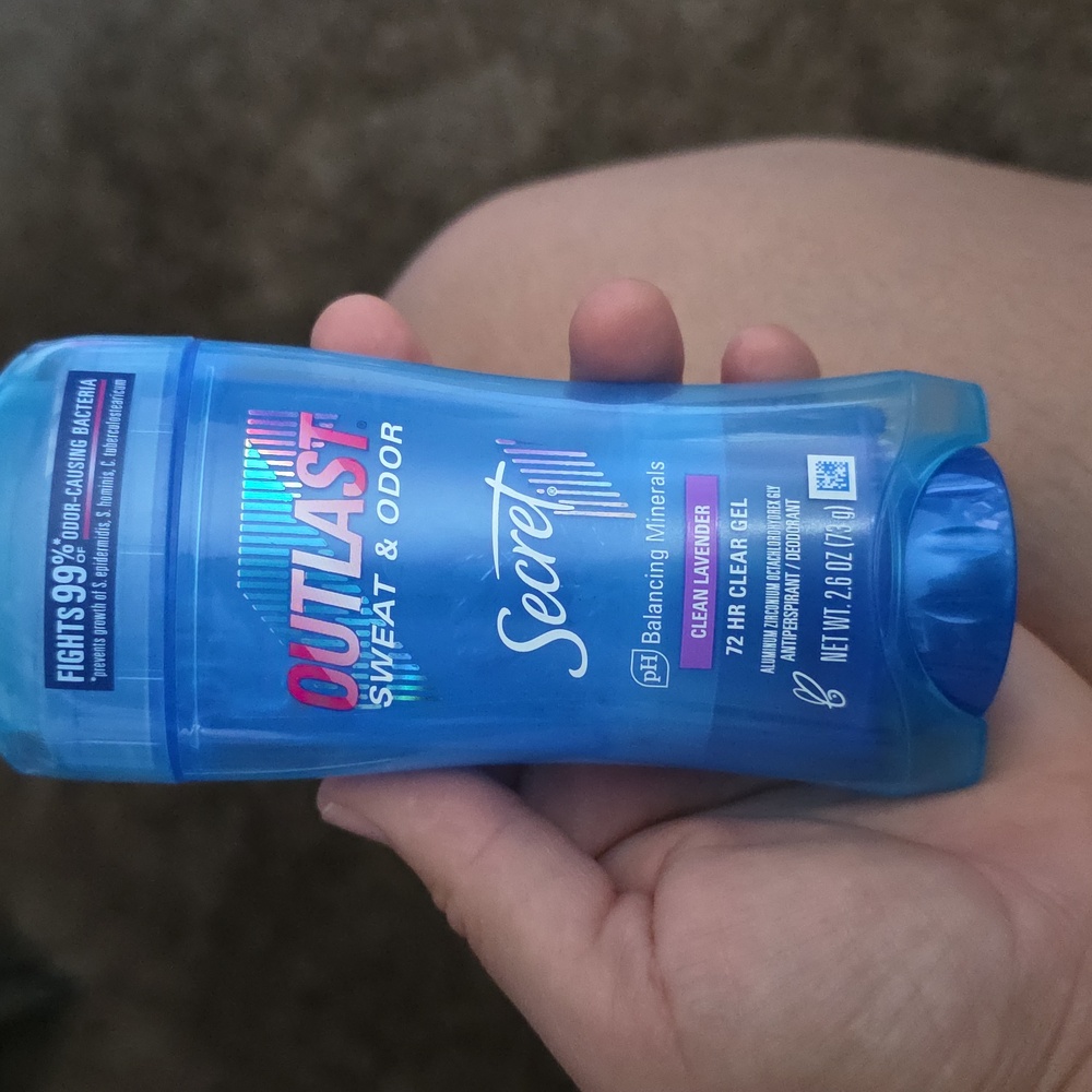 Secret‎ Outlast, Sweat & Odor, 72-Hour, Clear Gel, Clean Lavender Scent,